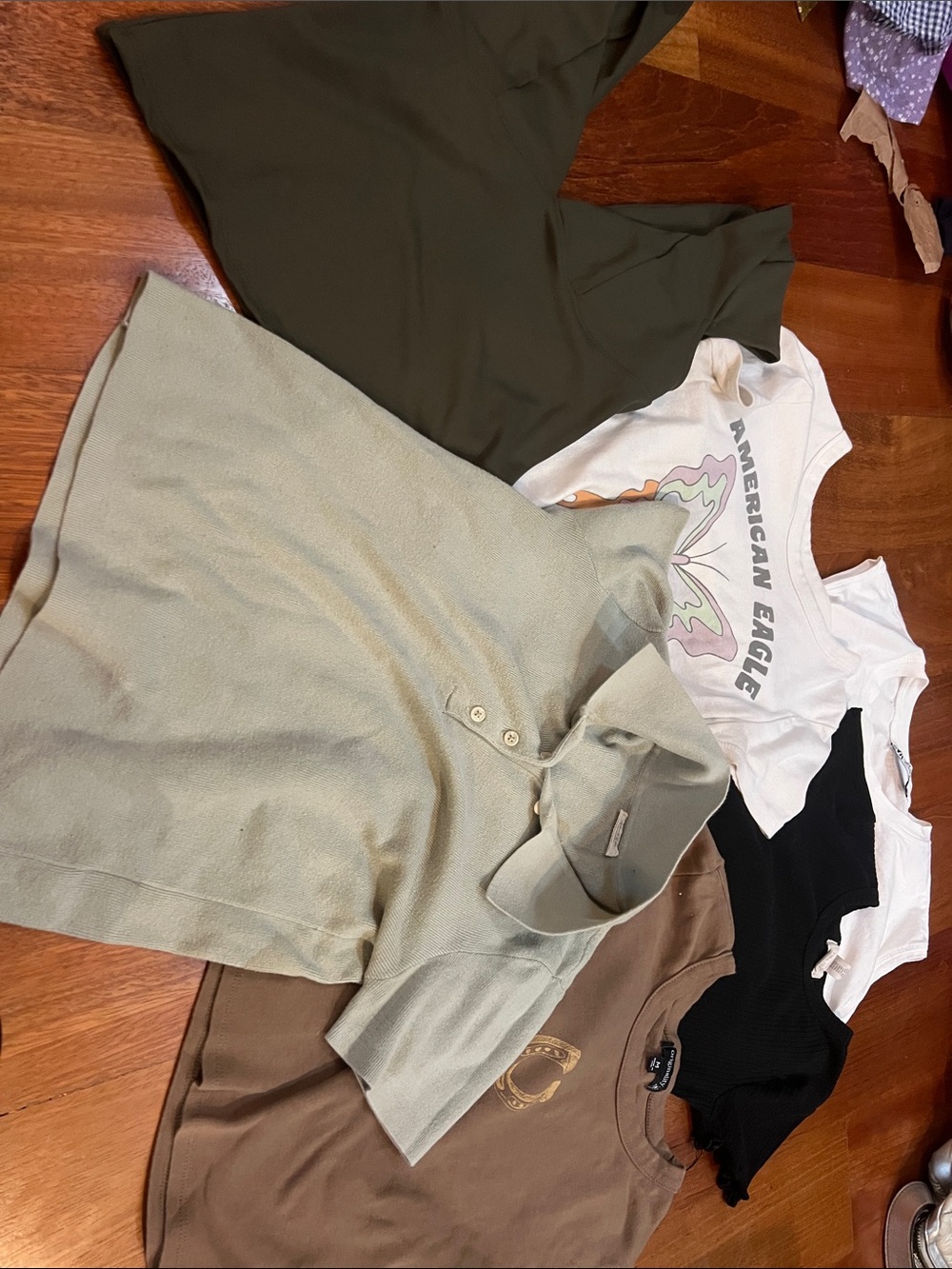 Cropped fitted top Haul
